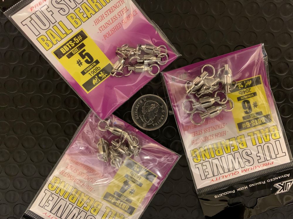 (image for) JK - TUF Ballbearing swivel - size #6 (204 lb)