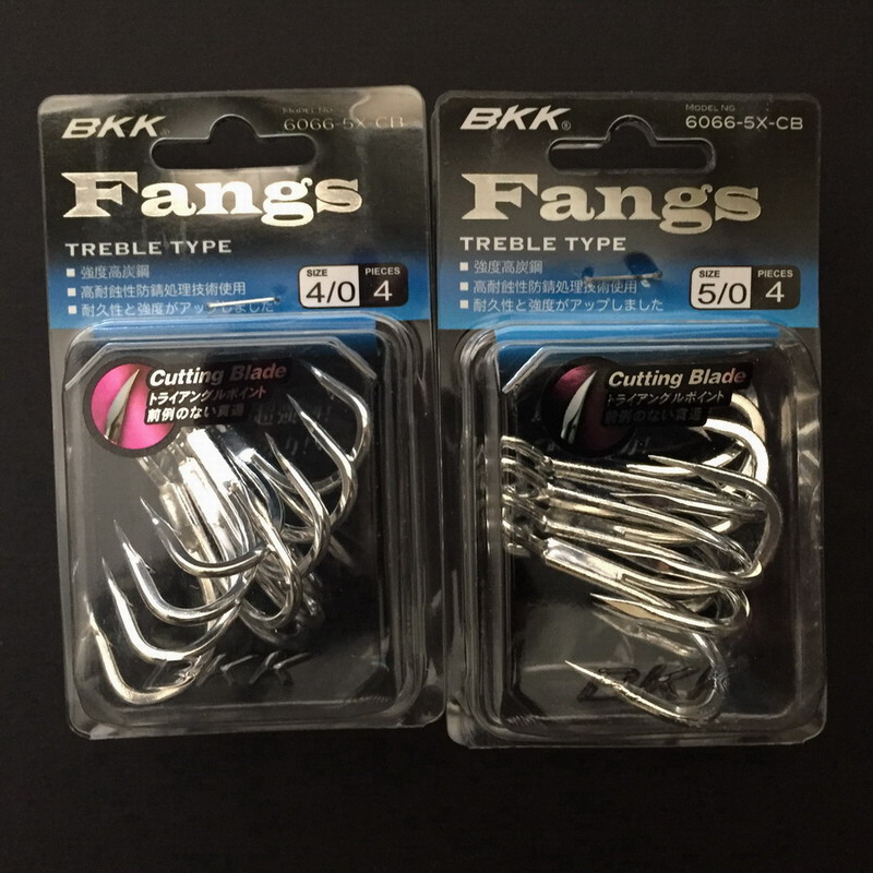 (image for) BKK treble hooks #4/0 - 6066-5X-CB