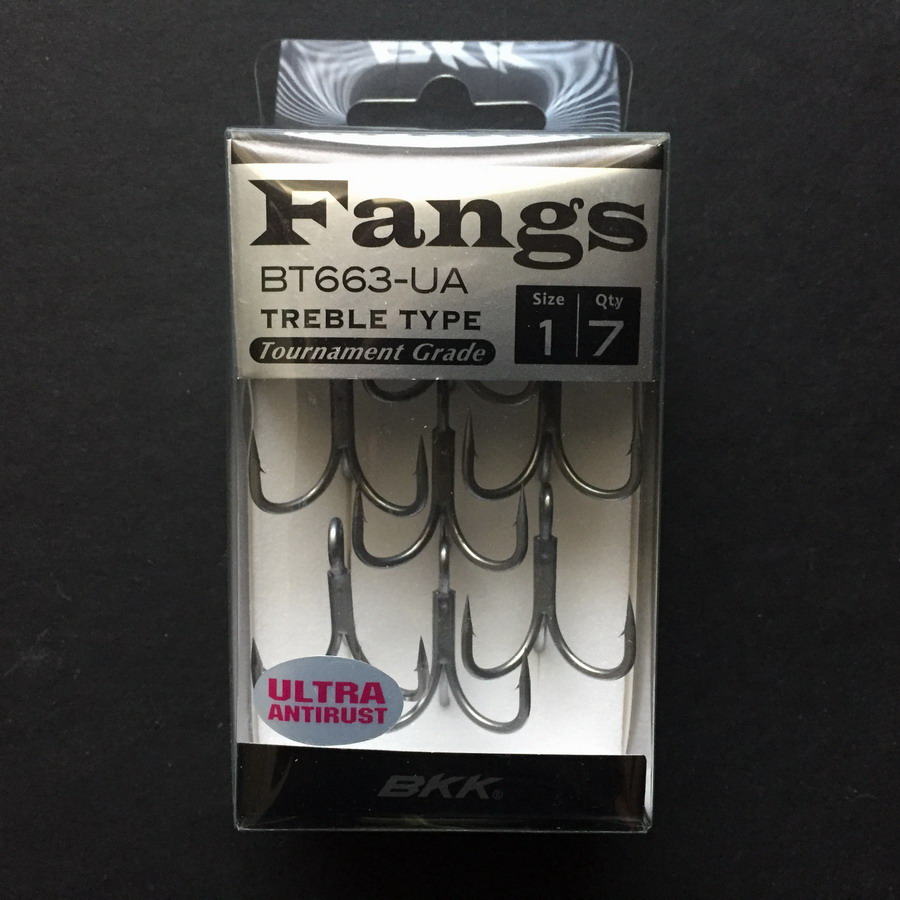 (image for) BKK treble hooks #1 BT663-UA (3X)