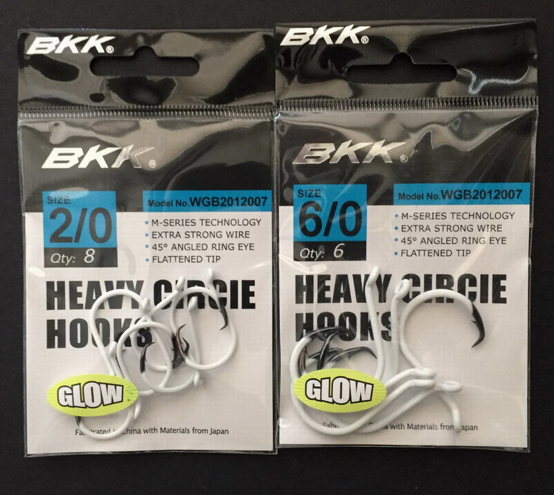 (image for) BKK heavy circle hooks GLOW #4/0