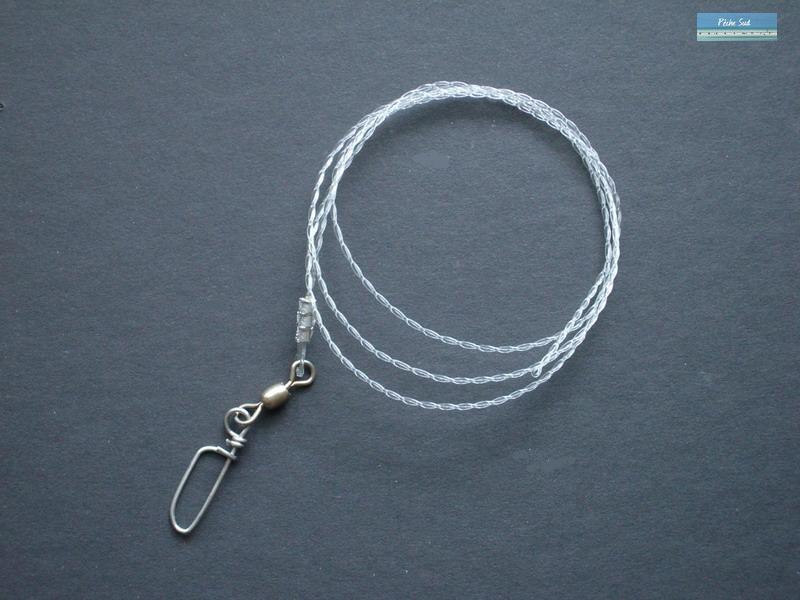 (image for) Twisted leader Nylon 160 lbs/test - 48-52" long