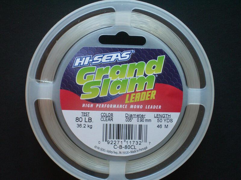 (image pour) Hi-seas grand slam NYLON avançon 80 LB - 46M