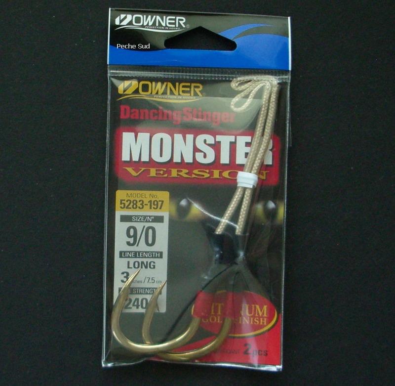 (image for) Owner assist hook 9/0 Monster 4X Strong