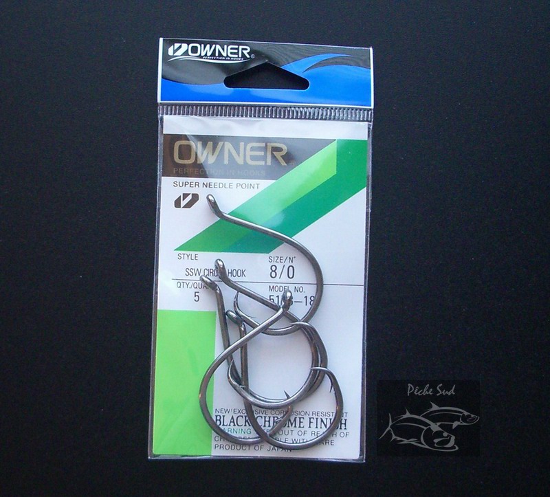 (image for) Owner SSW CIRCLE HOOK #8/0