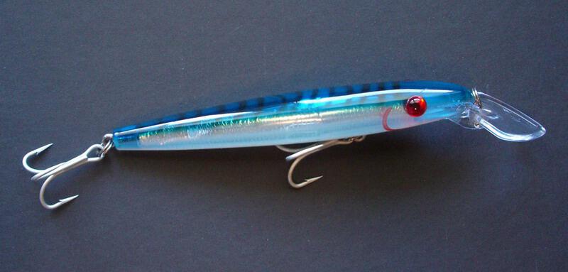 (image for) MirrOlure 111MR (25'+ deep) Bleu stripes Mackerel