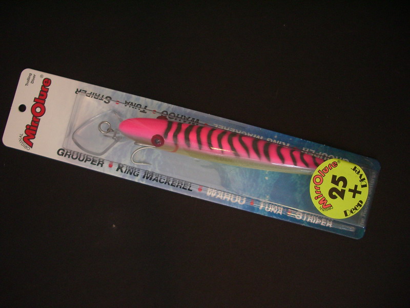 (image for) MirrOlure 111MR (25' + deep) Pink Mackerel