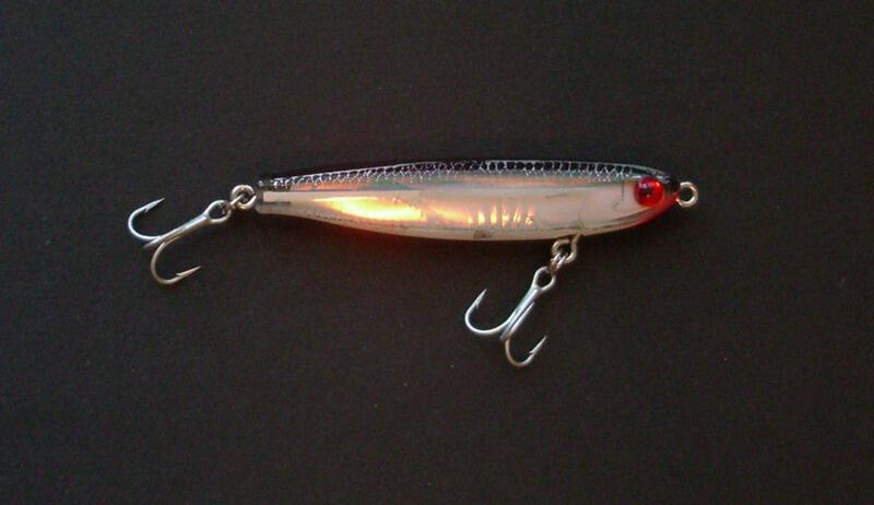 (image for) MirrOlure 19MR Black/silver luminescence