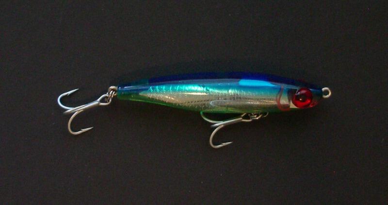 (image for) MirrOlure Catch 2000 Blue/Black/Chartreuse