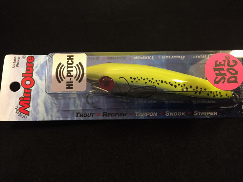 (image for) MirrOlure 83MR Surface Walker "She DOG" (CRCH)