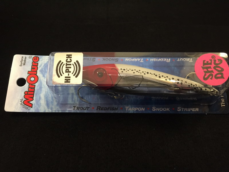 (image for) MirrOlure 83MR Surface Walker "She DOG" (CRRW)