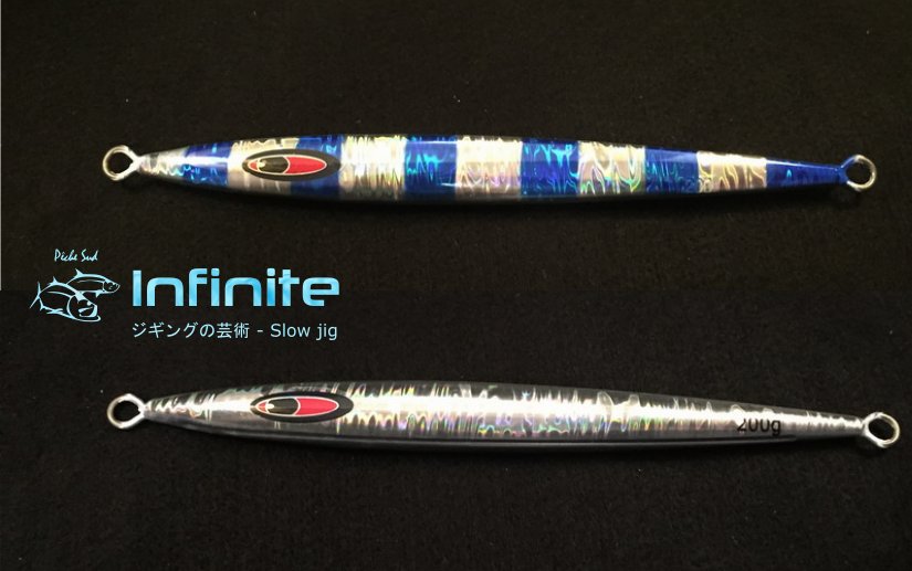 (image for) INFINITE - Slow jigging lure 200 grams - Blue Stripes