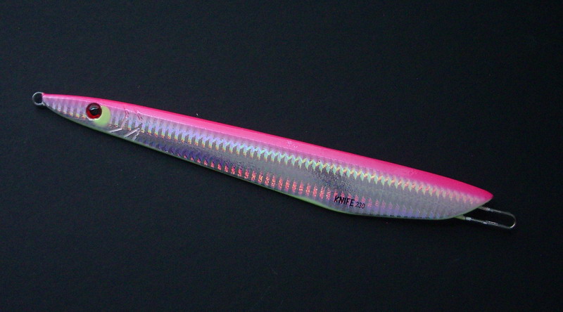 (image for) Knife Jig lure 230gr Pink Silver