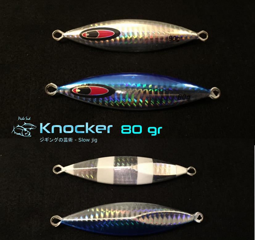 (image pour) KNOCKER - Leurre slow jigging 80 gr - Bleu