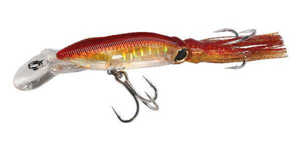 (image for) Yo-zuri 3D Squirt 7-1/2" - Gold Red