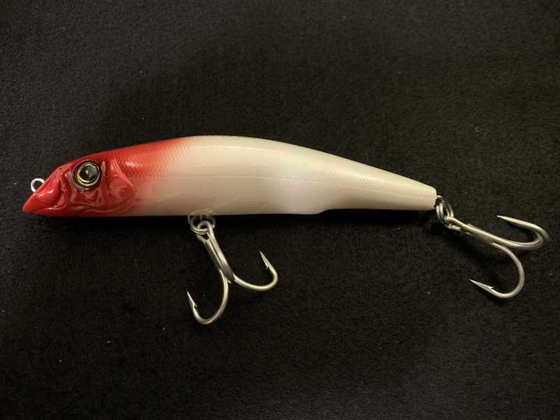 (image for) Yo-zuri MAG DARTER - Pearl red head - 6-1/2"