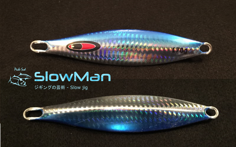 (image for) SLOWMAN - Slow pitch jigging lure 170 grams -Blue