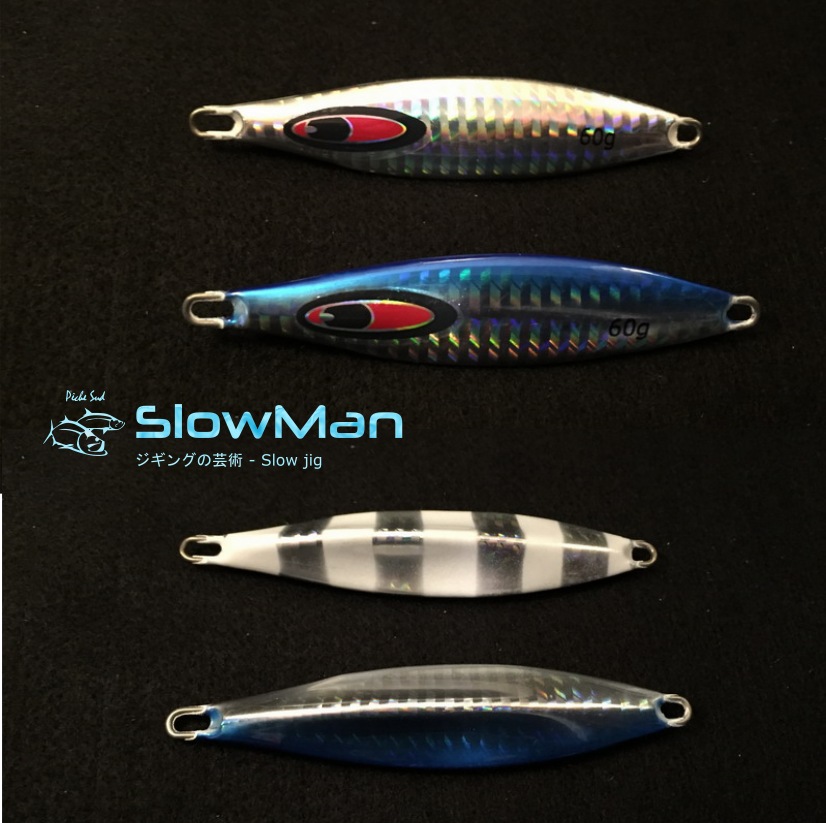 (image for) SLOWMAN - Slow pitch jigging lure 60 grams - Blue