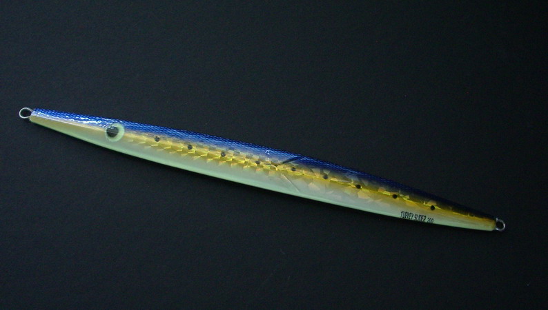 (image pour) Turkey Slider jig - Blue violet Or - 200