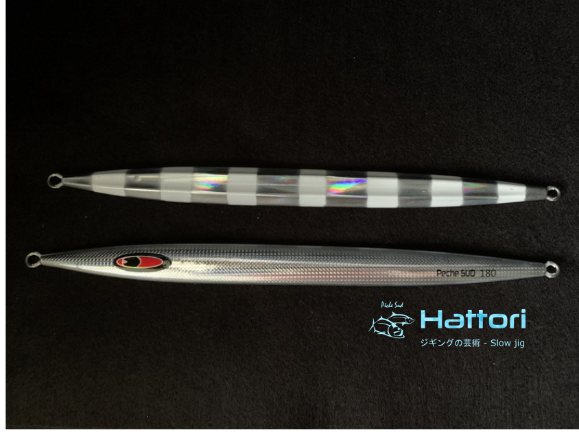(image for) HATTORI - Slow pitch jigging lure 180 grams - Silver/White