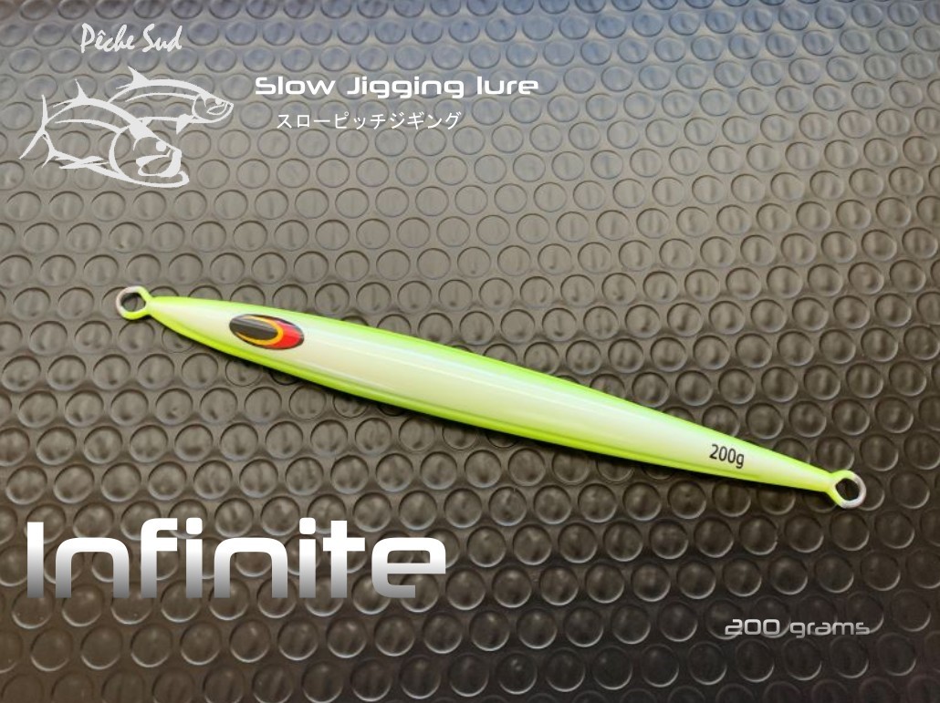 (image for) INFINITE - Slow jigging lure 200 grams - Chartreuse