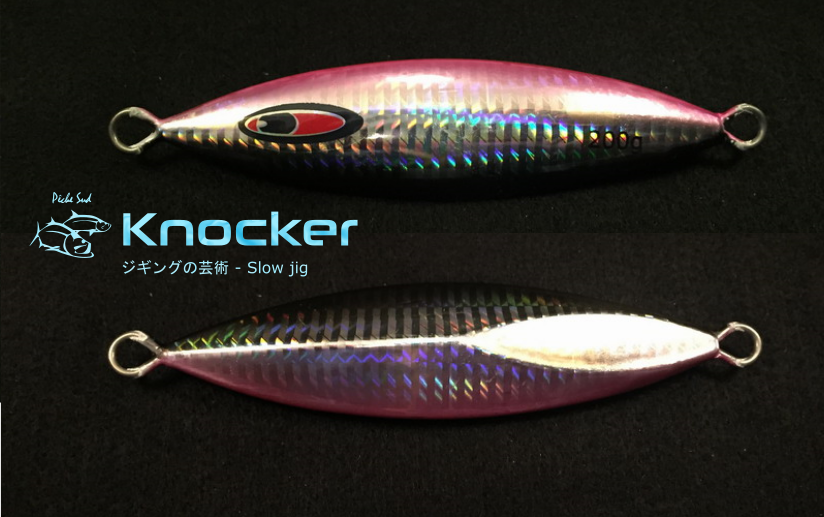 (image pour) KNOCKER - Leurre slow jigging 200 gr - Rose Noire