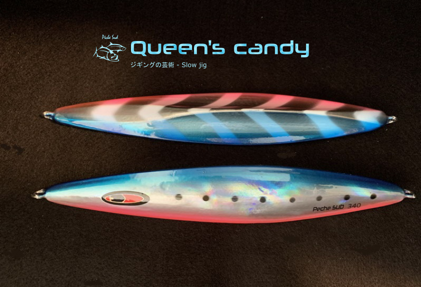 (image for) QUEEN'S CANDY - Slow jigging lure 340 grams - Blue Pink