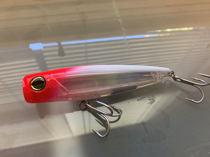 (image pour) Yo-zuri 3D Inshore Popper Lures Tete Rouge
