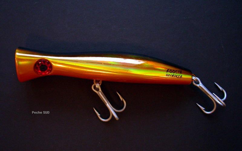 (image for) Halco Roosta popper 195 Chrome gold black