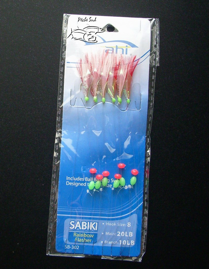 (image for) AHI Sabiki Rainbow Flasher #8 SB-302