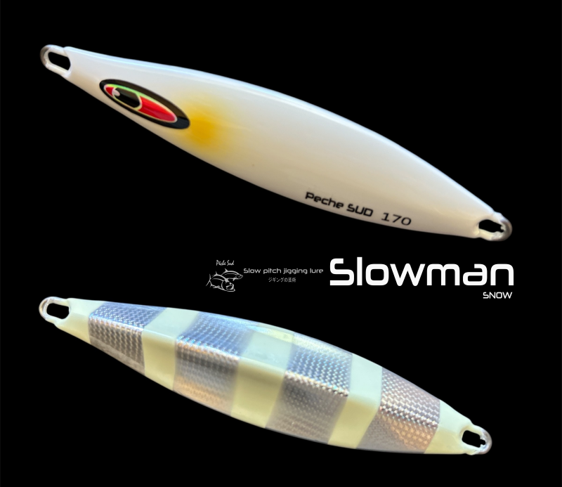 (image for) SLOWMAN - Slow pitch jigging lure 170 grams - SNOW
