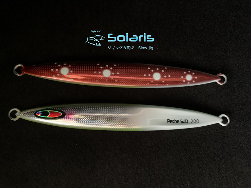 (image for) SOLARIS - Slow pitch jigging lure 200 gr - Chartreuse/Red (CR)