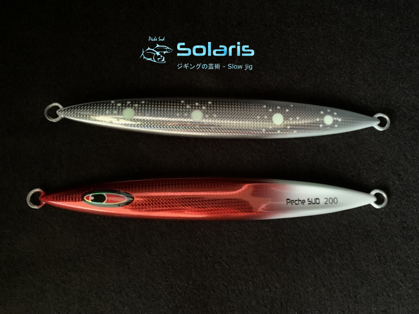 (image for) SOLARIS - Slow pitch jigging lure 200 grams - Red head/Black