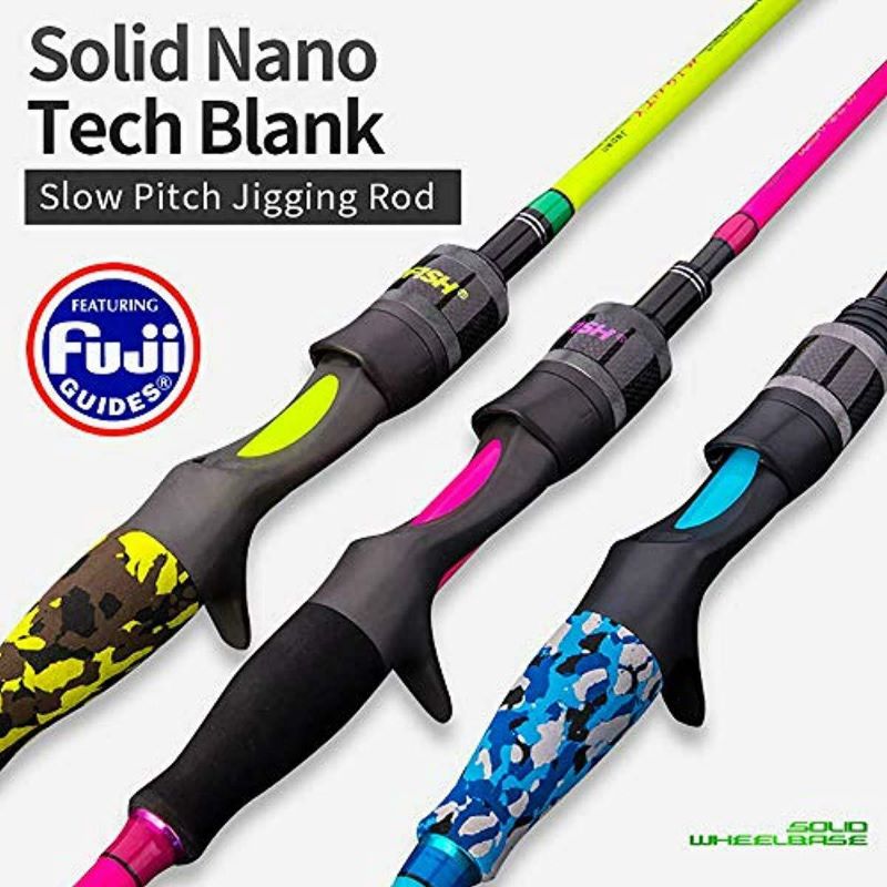 Solid Nano Tech Slow jigging rod - 150-400gr (Blue SPINNING) - Click Image to Close