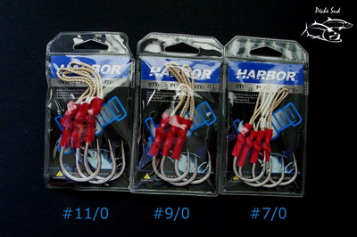 Harbor - Jigging hooks + assist #7/0 [habor_ah7 (TAIWAN)] - $12.00 CAD :  PECHE SUD, Saltwater fishing tackles, jigging lures, reels, rods