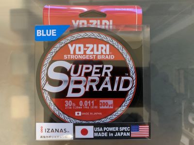 YO-ZURI Super braid 30 LB - 300Y Blue [R1267-B (JAPAN)] - $32.99 CAD :  PECHE SUD, Saltwater fishing tackles, jigging lures, reels, rods