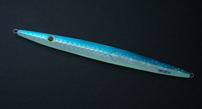 (image pour) Turkey Slider jig - Bleu Argent 200