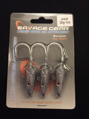 Savage gear Sandeel - JIG HEAD 1oz 4/0 [sandeel jighead (CHINA)] - $11.99  CAD : PECHE SUD, Saltwater fishing tackles, jigging lures, reels, rods