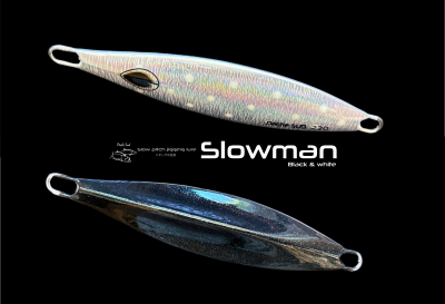(image for) SLOWMAN - Slow pitch jigging lure 220 grams - Black & White
