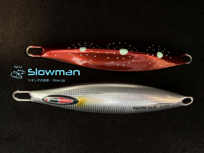 SLOWMAN - Slow pitch jigging lure 170 grams - Silver Red [PS-A148