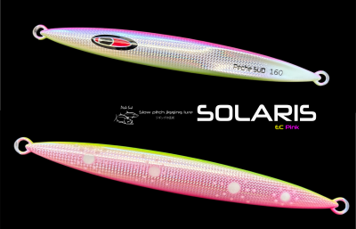 (image for) SOLARIS - Slow pitch jigging lure 160 gr - Pink Chartreuse (EC)