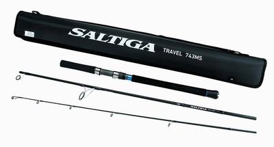 Daiwa Saltiga Saltwater travel rod (3 sect. Spinning) Daiwa Saltiga Saltwater  travel rod (3 sections ) [SATR743MS (CHINA)] : PECHE SUD, Saltwater fishing  tackles, jigging lures, reels, rods