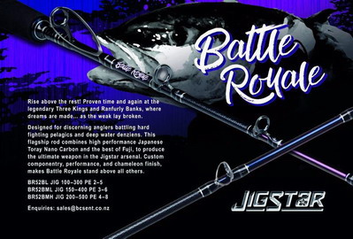 JIGSTAR- Battle Royale rod - MH [BR52MH (N.ZEALAND)] - $549.00 CAD