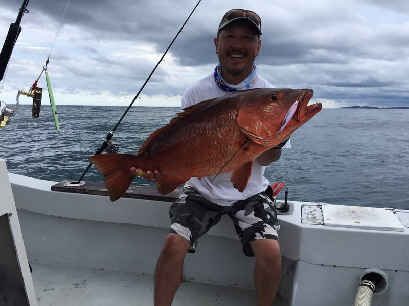Red snapper — slow pitch